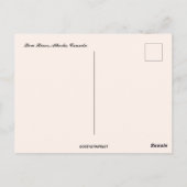 Uitzicht van Bow River Alberta Briefkaart (Achterkant)