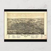 Uitzicht van Bowling Green Ohio (1888) Briefkaart (Voorkant)