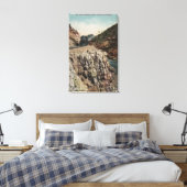 Uitzicht van Box Canon Train Canvas Afdruk (Insitu (Slaapkamer))