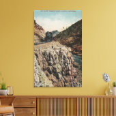 Uitzicht van Box Canon Train Canvas Afdruk (Insitu (Woonkamer))