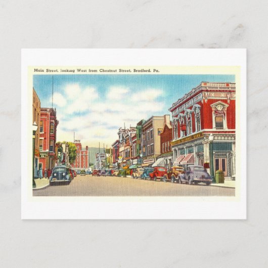 Uitzicht van Bradford, Pennsylvania, Briefkaart (Voorkant)
