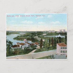 Uitzicht van Branch Brook Park, Newark NJ 1911  Briefkaart