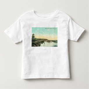 Uitzicht van Breakers te Vue de l'EauSanta Cruz, C Kinder Shirts