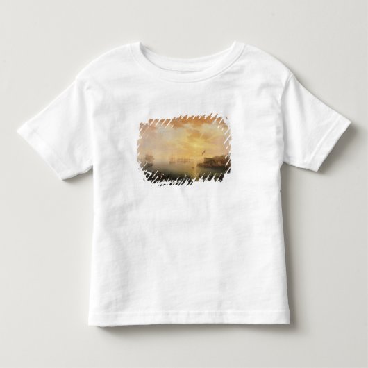 Uitzicht van Brest Harbour, 1796 Kinder Shirts (Voorkant)