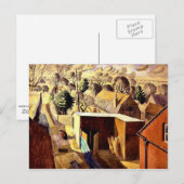 Uitzicht van Brick House, Great Bardfield, prima a Briefkaart (Voorkant / Achterkant)