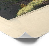 Uitzicht van Bridgeport, Connecticut in 1857 Poster (Hoek)