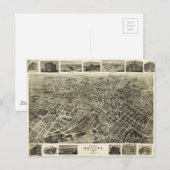 Uitzicht van Bristol, Virginia/Tennessee (1912) Briefkaart (Voorkant / Achterkant)