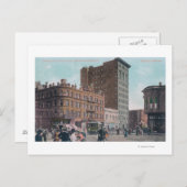 Uitzicht van Broadway, 14e St., San Pablo Ave Junc Briefkaart (Voorkant / Achterkant)