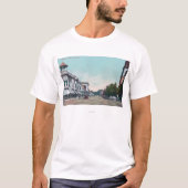 Uitzicht van BroadwayChico, CA T-shirt (Voorkant)