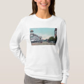 Uitzicht van BroadwayChico, CA T-shirt (Voorkant)