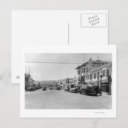 Uitzicht van BroadwayKing City, CA Briefkaart (Voorkant / Achterkant)