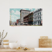 Uitzicht van BroadwayOakland, CA Poster (Keuken)