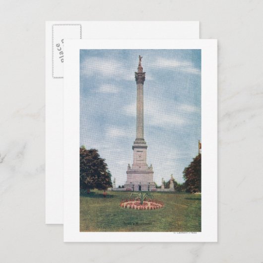 Uitzicht van Brock's Monument # 2 Briefkaart (Voorkant / Achterkant)