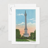 Uitzicht van Brock's monument Briefkaart (Voorkant / Achterkant)