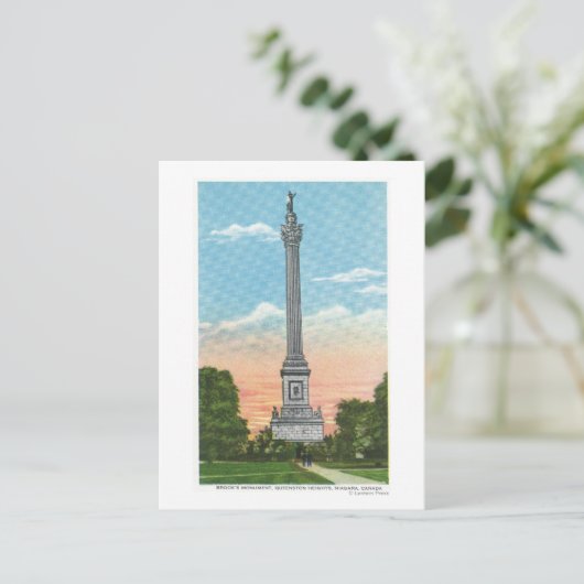 Uitzicht van Brock's monument Briefkaart (Staand voorkant)