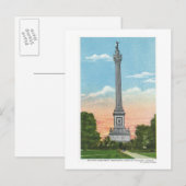 Uitzicht van Brock's monument Briefkaart (Voorkant / Achterkant)