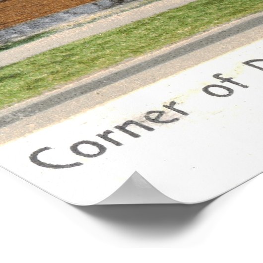 Uitzicht van Buffalo, NY 1907  Poster (Hoek)