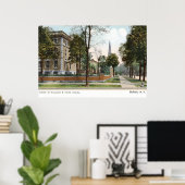 Uitzicht van Buffalo, NY 1907  Poster (Thuiskantoor)