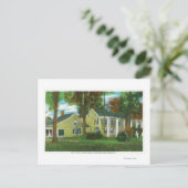 Uitzicht van buitenaf van Gen. Philip Schuyler's M Briefkaart (Staand voorkant)