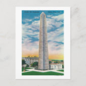 Uitzicht van Bunker Hill Monument Briefkaart (Voorkant)