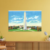 Uitzicht van Bunker Hill Monument Canvas Afdruk (Insitu (Woonkamer))