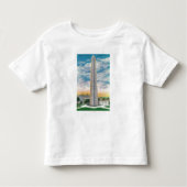 Uitzicht van Bunker Hill Monument Kinder Shirts (Voorkant)