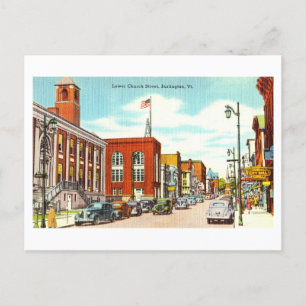  Uitzicht van Burlington, Vermont, Briefkaart