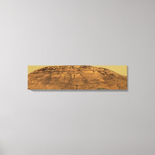 Uitzicht van Burns Cliff op Mars Canvas Afdruk (Voorkant)