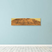 Uitzicht van Burns Cliff op Mars Canvas Afdruk (Insitu (Houten vloer))