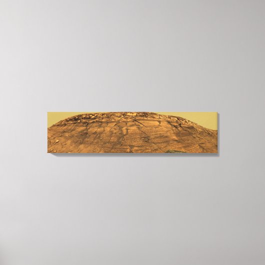 Uitzicht van Burns Cliff op Mars Canvas Afdruk (Voorkant)