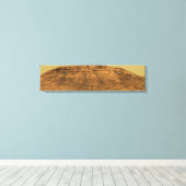 Uitzicht van Burns Cliff op Mars Canvas Afdruk (Insitu (Houten vloer))