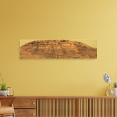 Uitzicht van Burns Cliff op Mars Canvas Afdruk (Insitu (Woonkamer))