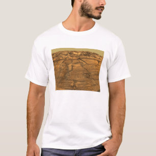 Uitzicht van Burns Cliff op Mars T-shirt