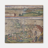 Uitzicht van Cadiz Magneet (Voorkant)