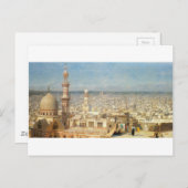 Uitzicht van Caïro door Jean-Leon Gerome Briefkaart (Voorkant / Achterkant)