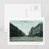 Uitzicht van Callender StreetLivingston, MT Briefkaart (Voorkant / Achterkant)