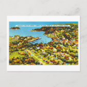  Uitzicht van Camden, Maine, Briefkaart (Voorkant)