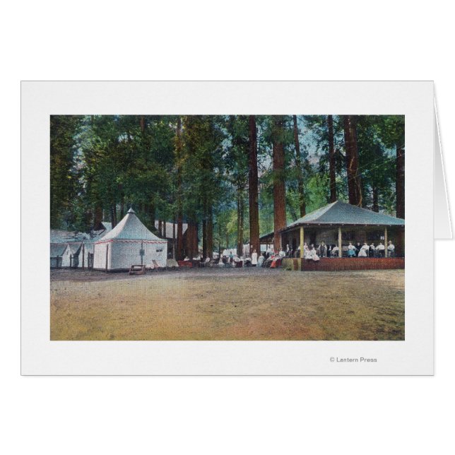 Uitzicht van Camp CurryYosemite Nat'l Park, CA (Voorkant Horizontaal)