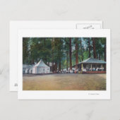 Uitzicht van Camp CurryYosemite Nat'l Park, CA Briefkaart (Voorkant / Achterkant)