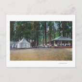Uitzicht van Camp CurryYosemite Nat'l Park, CA Briefkaart (Voorkant)