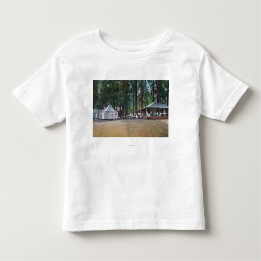 Uitzicht van Camp CurryYosemite Nat'l Park, CA Kinder Shirts (Voorkant)