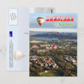 Uitzicht van Canberra — Australische hoofdstad Briefkaart (Voorkant / Achterkant)