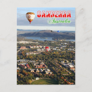 Uitzicht van Canberra — Australische hoofdstad Briefkaart