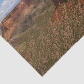 Uitzicht van Canyon Rim Trail in Colorado Monument Tissuepapier (Detail)