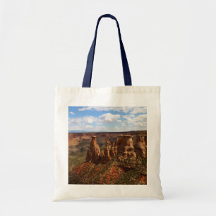 Uitzicht van Canyon Rim Trail in Colorado Monument Tote Bag
