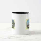 Uitzicht van Capitol Bldg en eikenboom Mok (Midden)