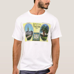 Uitzicht van Capitol Bldg en eikenboom T-shirt