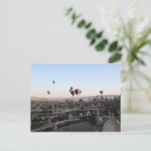 Uitzicht van Cappadocia van de luchtballon Briefkaart (Staand voorkant)