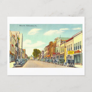  Uitzicht van Carbondale, Pennsylvania, Briefkaart