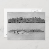 Uitzicht van Carcassonne aan de westzijde Briefkaart (Voorkant / Achterkant)